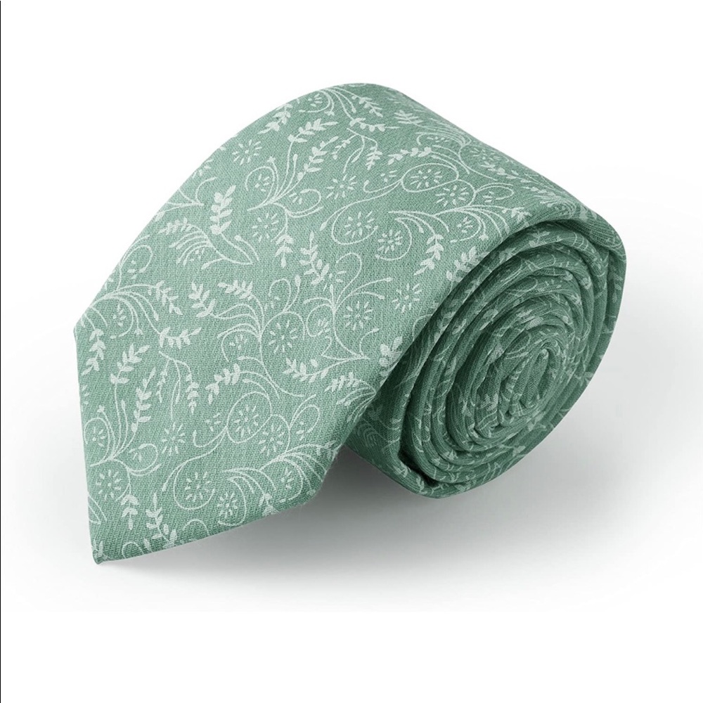 Men's Slim Width 2.75" Floral Neck Tie
